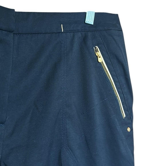 Tail Tech Golf Short Navy with Gold Zipper Pockets Size 12 - Picture 5 of 9
